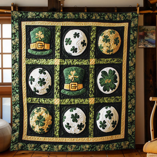 Festive Patrick's Day Ball WN2712026CL Quilt