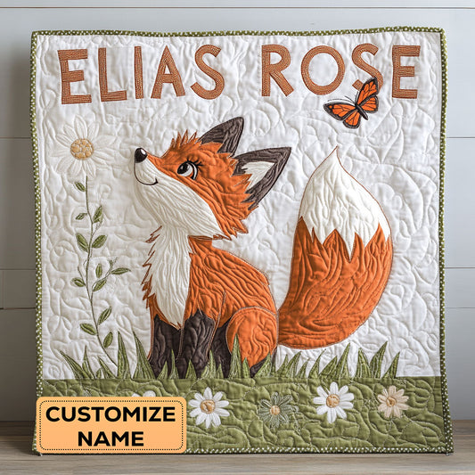 The Gentle Fox WJ2907017CL Personalized Baby Quilt