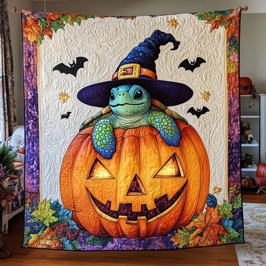 Turtle in Pumpkin CW0608046CL Quilt