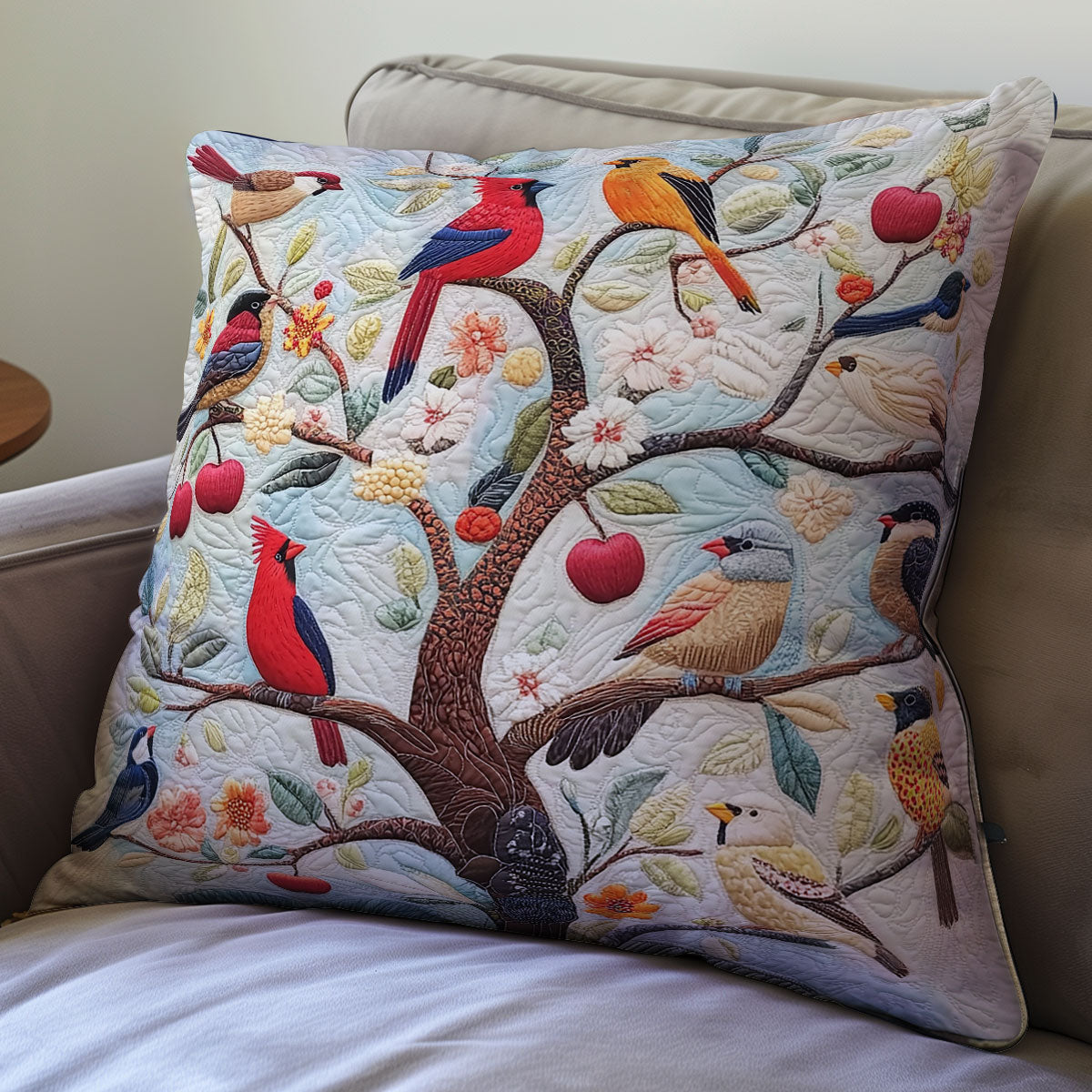 Bird Tree WX2401056CL Quilt Pillow Case