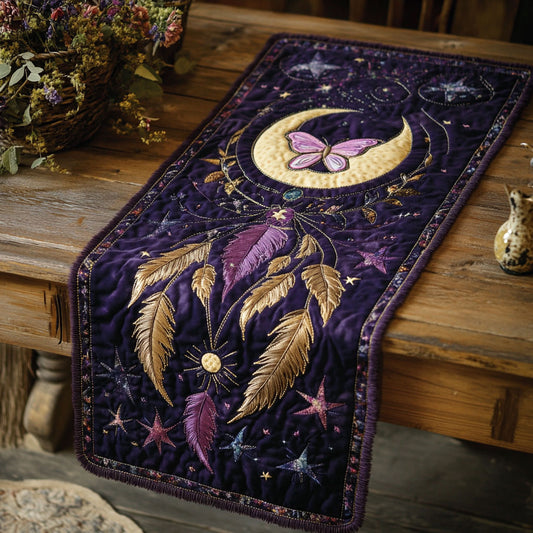 Butterfly Dreamcatcher CP0805045CL Quilted Table Runner