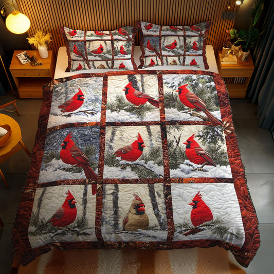 Winter Cardinals WN2102046CL Duvet Cover Set