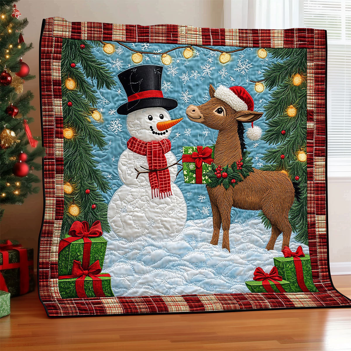 Happy Donkey CW1111032CL Quilt