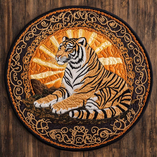 Golden Tiger WN1605017CL Quilted Round Mat