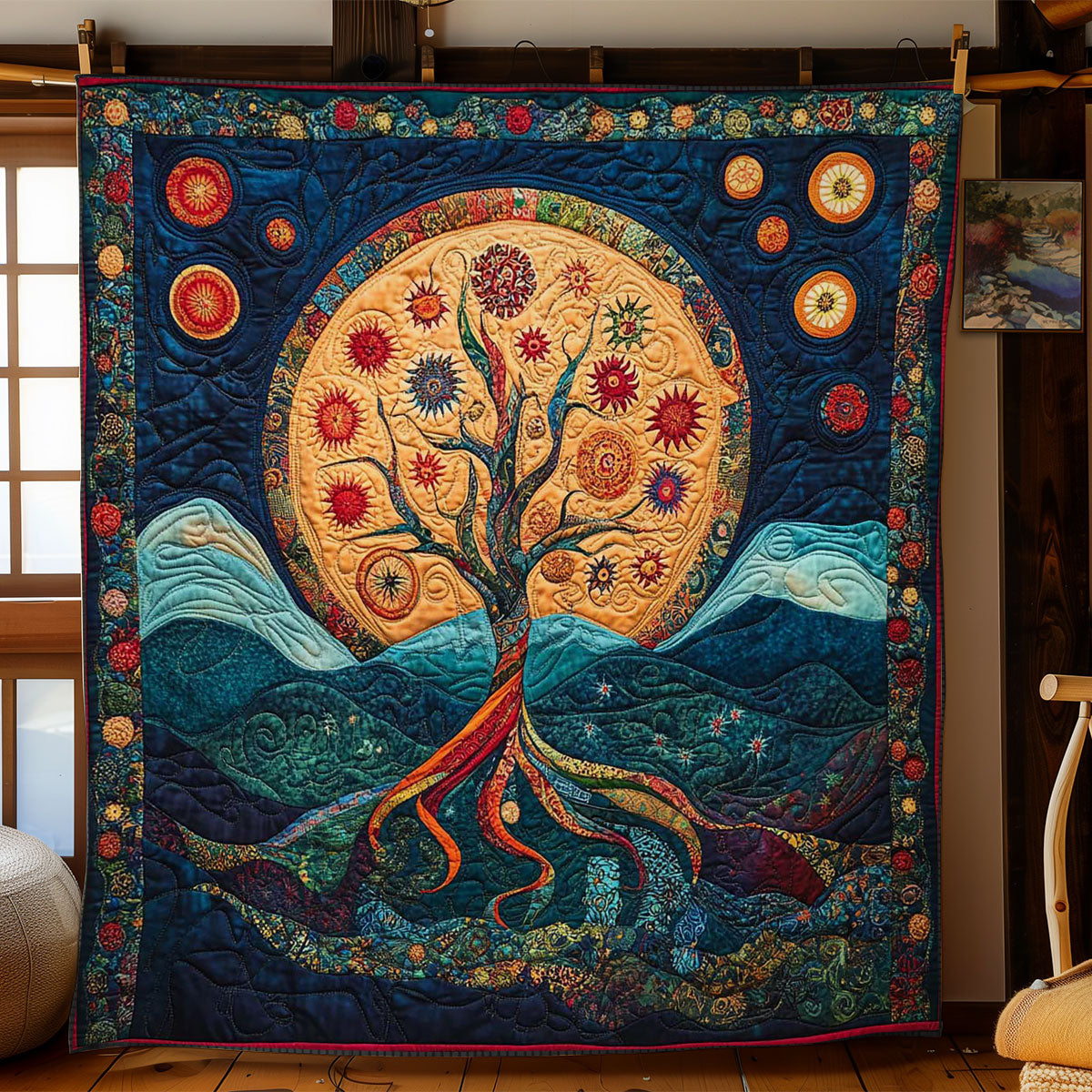 Sacred Tree Of Life WN1404069CL Quilt