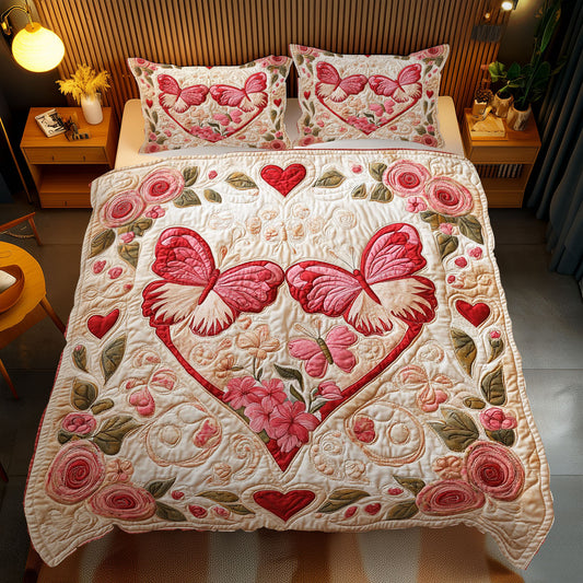 Fluttering Heart WJ1212045CL Duvet Cover Set