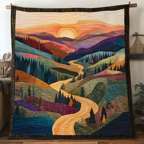 Serene Mountain Ranges WN0501061CL Quilt