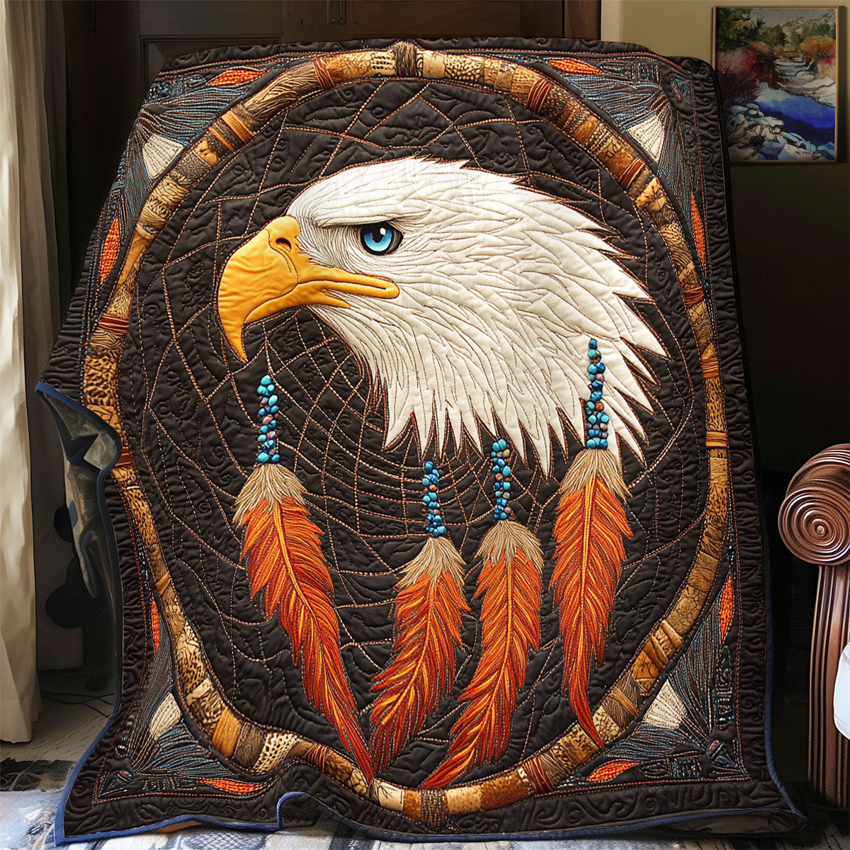 Mystic Eagle Native WX3105049CL Quilt