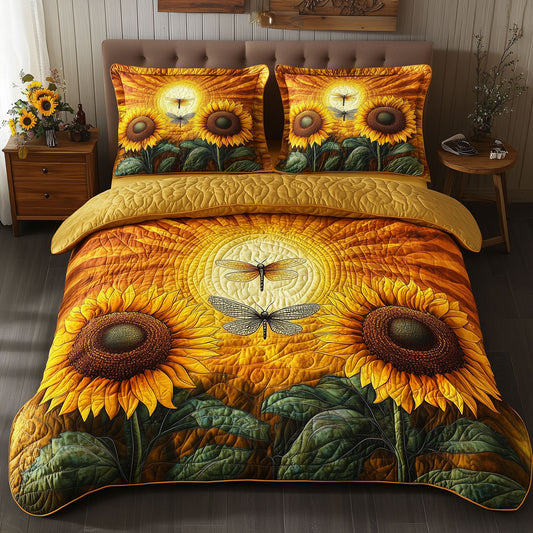 Dragonfly And Sunflower LT0310016CL Duvet Cover Set