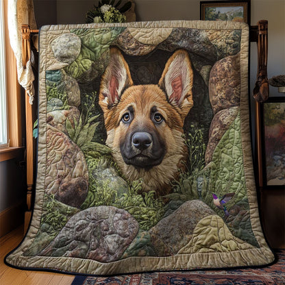 Cozy German Shepherd WN0711079CL Quilt