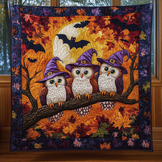 Mystic Halloween Owl CW1607028CL Quilt