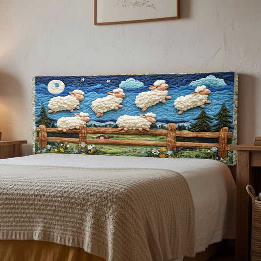 Moonlit Sheep CP1212034CL Quilted Headboard Slipcover