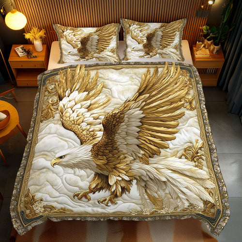 Fierce White Eagle WJ2712033CL Duvet Cover Set