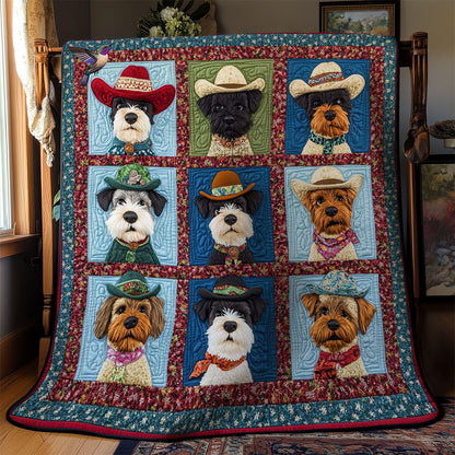 Cactus Schnauzer WN2312007CL Quilt