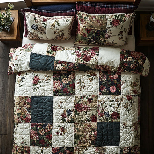 Vintage Flower Cushion WY1202063CL Duvet Cover Set