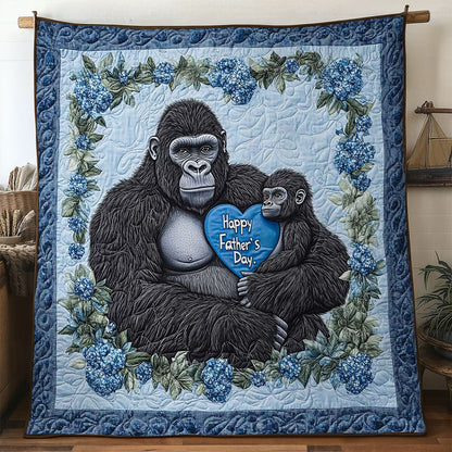 Gorilla Father's Day WN1004031CL Quilt