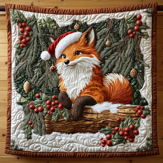 Christmas Fox KL2411022CL Quilt