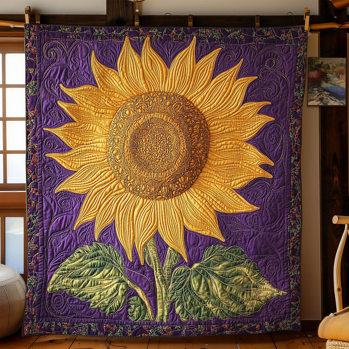 Sunflower Delight WN1703073CL Quilt