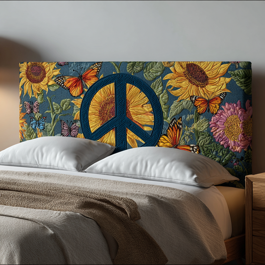 Peace Blossom XR2312015CL Quilted Headboard Slipcover