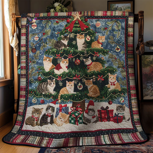 Cat Christmas Purrs WN1610063CL Quilt