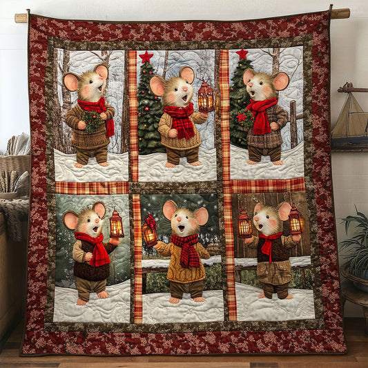 Plaid Coat Mouse WN1311086CL Quilt