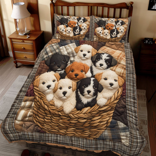 Cozy Puppy WX2312065CL Duvet Cover Set