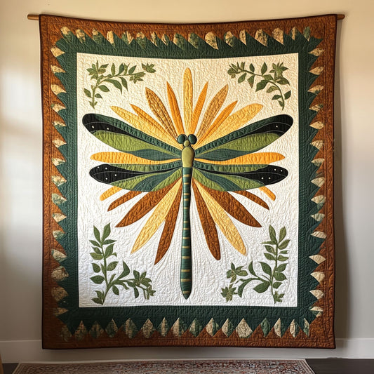 Earthy Dragonfly DH3009002CL Quilt