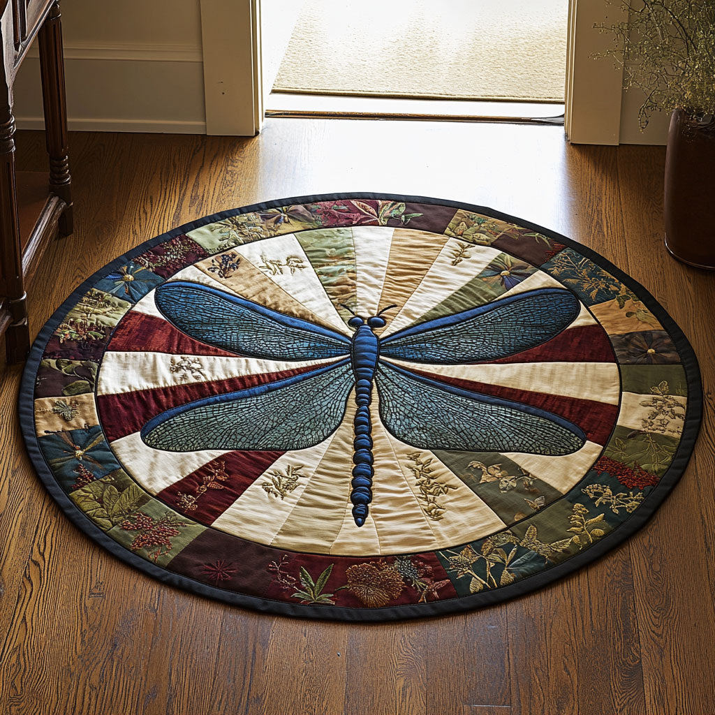 Garden Flight CP0210040CL Quilted Round Mat