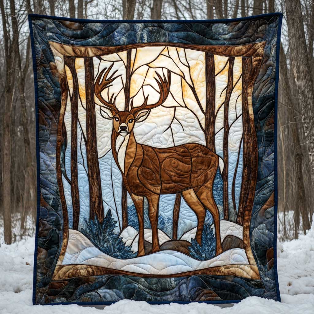 Winter Stag WP1402050CL Quilt