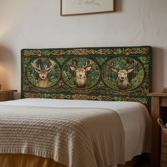 Deer XR1912019CL Quilted Headboard Slipcover