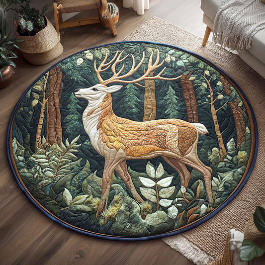 Majestic Stag WP2204043CL Quilted Round Mat