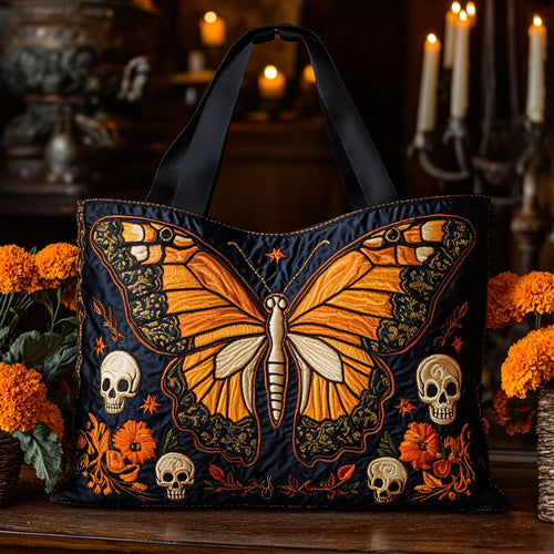 Butterfly Soul Garden CW0910041CL Quilted Tote Bag