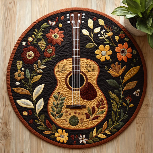 Folk Song CW1807046CL Quilted Round Mat