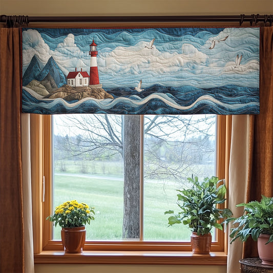 Lighthouse Embrace WN0307078CL Quilted Valance