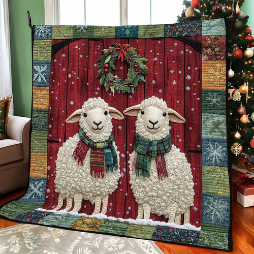 Holiday Sheep CP1711022CL Quilt