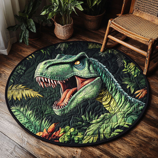 T-Rex Dinosaur WJ0104028CL Quilted Round Mat