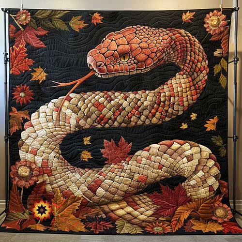 Red Tail Boa Snake Autumn WP2510020CL Quilt