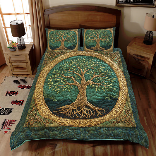 Golden Roots WX1112075CL Duvet Cover Set