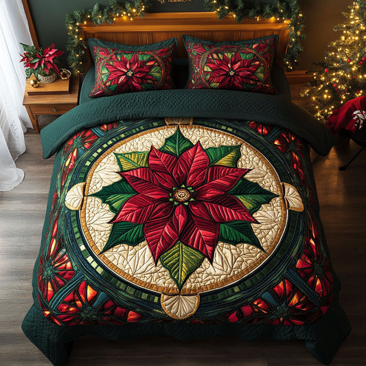 Poinsettia Charm CW0512053CL Duvet Cover Set