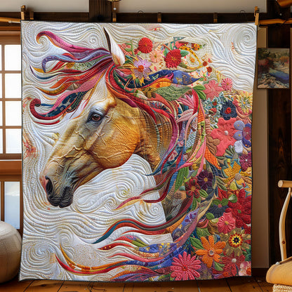 Flower Horse WJ2312015CL Quilt