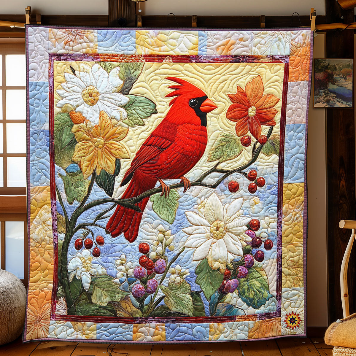 Cardinal Bloom WJ2012005CL Quilt