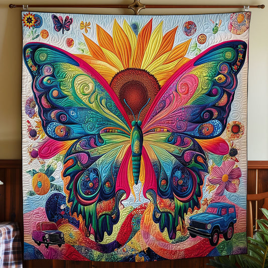 Hippie Butterfly WY1812029CL Quilt
