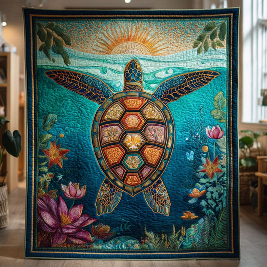 Ocean Turtle CW0701059CL Quilt