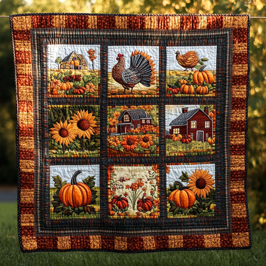 Forest Turkey WN0409040CL Quilt
