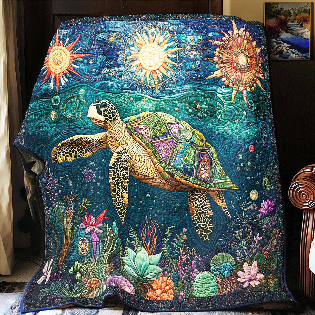 Celestial Turtle CW0701017CL Quilt
