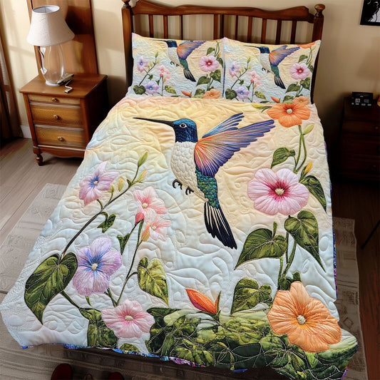 Hummingbird Floral Symphony WX1312083CL Duvet Cover Set