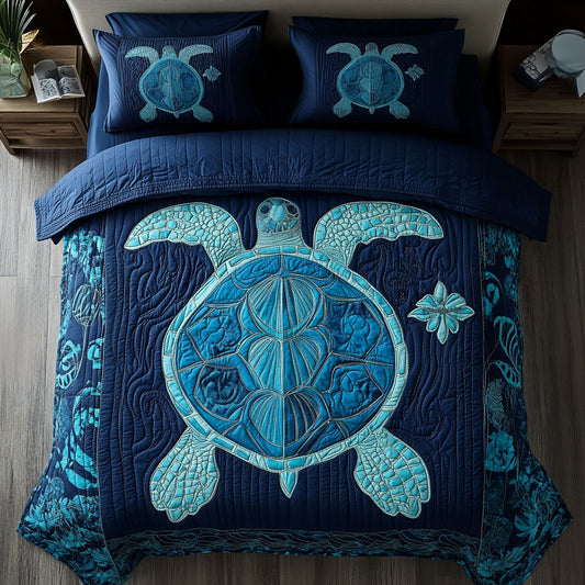 Aqua Turtle DH0110012CL Duvet Cover Set