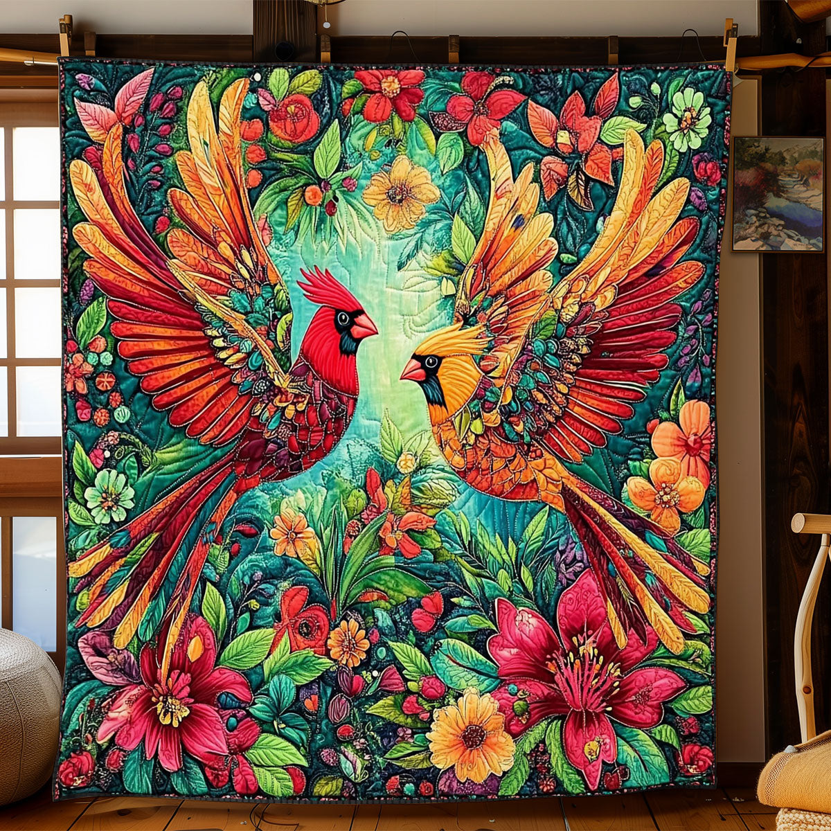 Cardinal Bloom WJ3112004CL Quilt