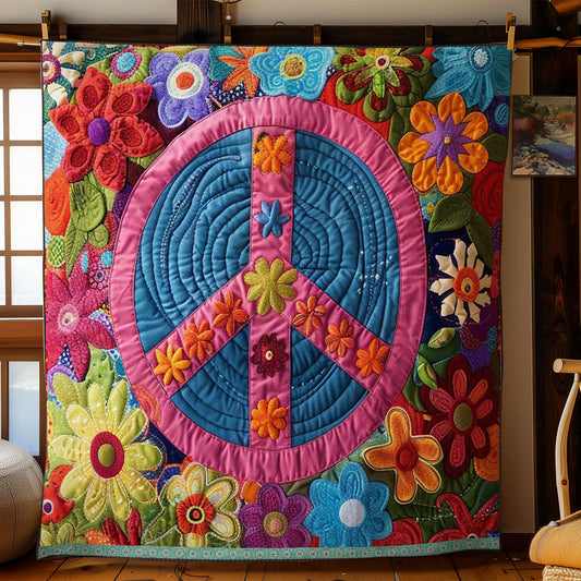 Trippy Hippie Sign WJ1909023CL Quilt