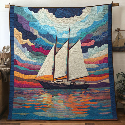 Evening Sailboat WN0501020CL Quilt